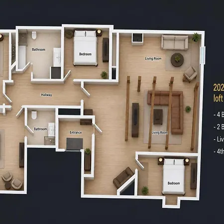 Апартаменты Loft Harbour 4br 2bath - 2026 Newbuilt - Skb17-401 Берген